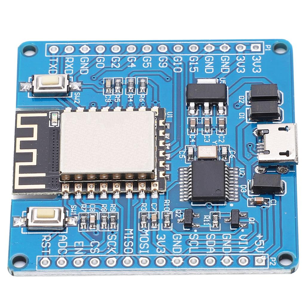 PCB Development Board for Python DC 5V 3.3V Voltage Input with Pin Header ESP8266