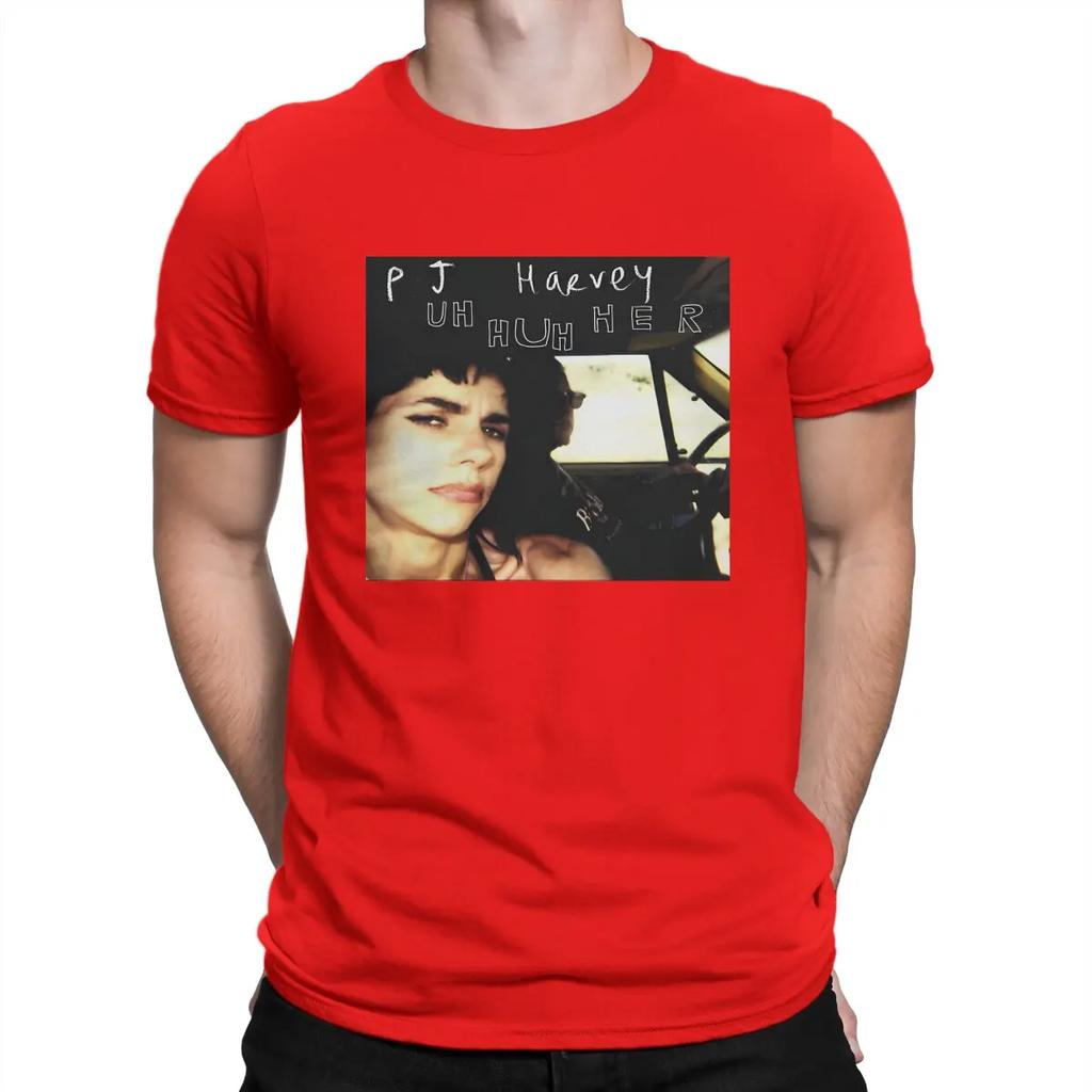 Vintage PJ HARVEY T-Shirts for Round Collar Pure Cotton T Shirts PJ Harvey Short Sleeve Tee Shirt 4XL 5XL Tops Unisex