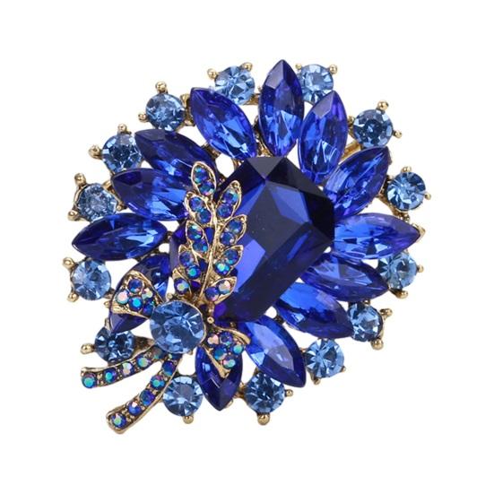 Брошь из искусственного драгоценного камня, свадебная брошь со стразами, модное платье, пальто, аксессуары, милые украшения для женщин и девочек