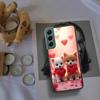 Lovely Puppy Heart Dogs Phone Case For Samsung Galaxy S22 S25 Ultra S21 S10 Plus S26 Edge S20 S23 S24 FE Cover Silicone Soft