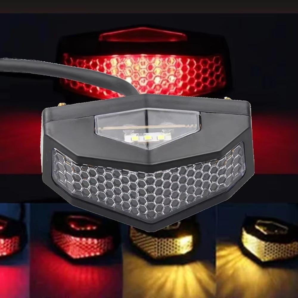 Waterproof Motorcycle LED Taillights 12V Rear Brake Stop Tail Lamp LED Rear Tail Light  Dirt Bike