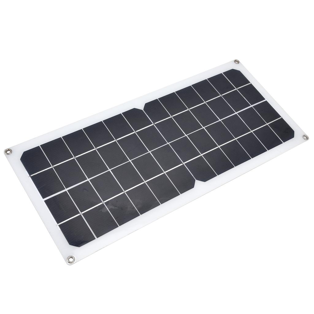 10W Solar Panel Charger Kit with 60A Controller Dual USB Female Ports for RVs Boats Planes