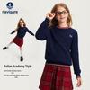 Navigare Kids' Round Neck Cable Knit Sweater