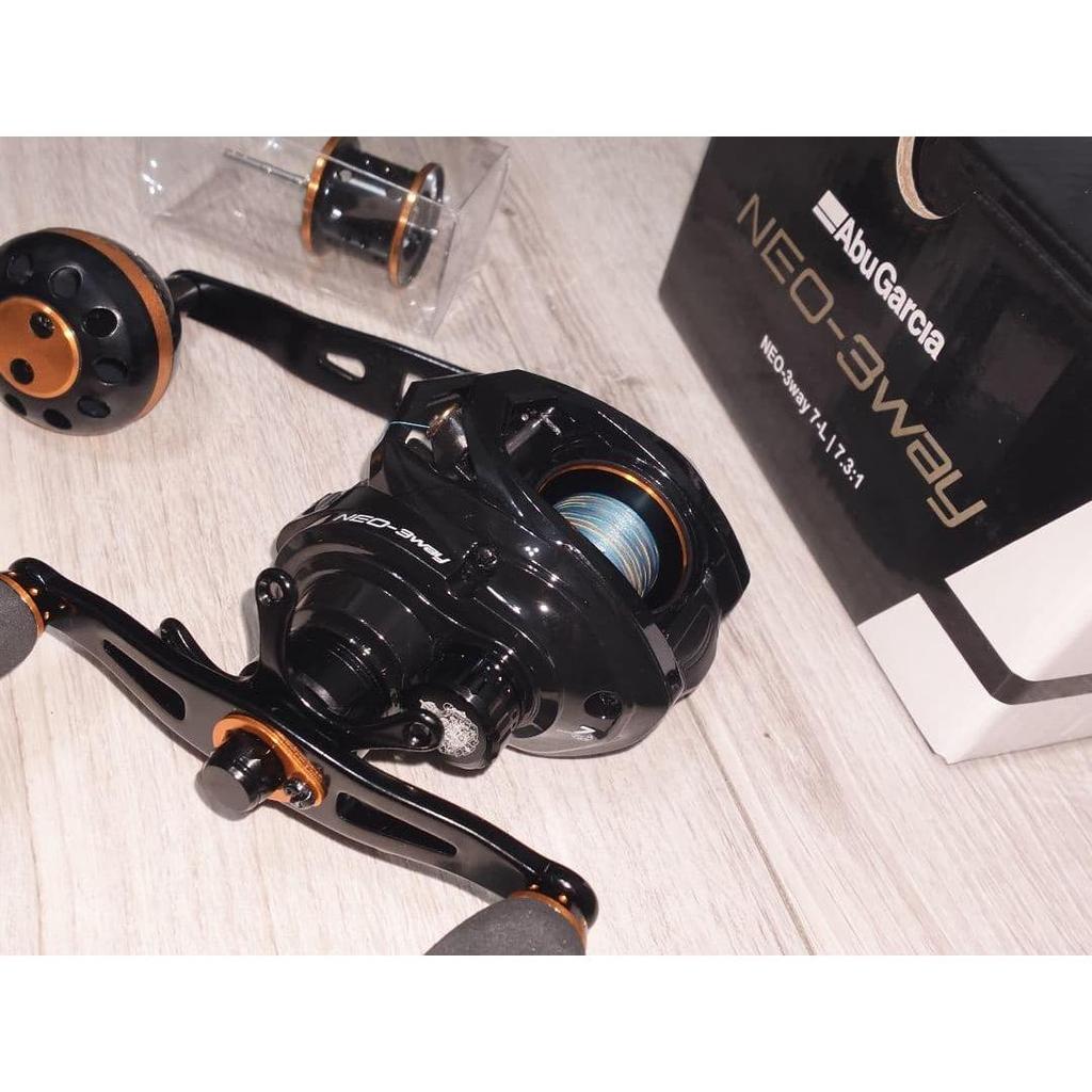 Б/у мультипликаторная катушка Abu Garcia NEO-3way 7-L, не использовалась для реальной рыбалки