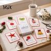 Creative Winter Craft Activities Merry Christmas DIY Card Kit, Embroidery Stitching Greeting Beginner Sewing Project Set with Tree Design