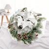 1pc Winter Wolf Wreath Automatic Open/CloseUmbrella,Compact Umbrella for Men & Women Day Gift.A091