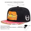 Мужская кепка-snapback с мультяшной вышивкой, спортивная кепка для активного отдыха, баскетбольная кепка, регулируемая, модная, персонализированная, с плоским козырьком, хип-хоп, бейсболки