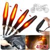 4pcs Motorcycle Turn Sequential Signals LED Blinker Flowing Water Flashing Lights Tail Stop Indicators Turn Signa