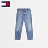 Мужские джинсы TOMMY JEANS American Retro, зауженные, со светло-голубым эффектом