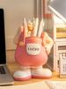 Cartoon Pen Holder, Office Desktop Ornament, Storage Ornament, Boys and Girls Give Teachers and Students Practical School Gifts