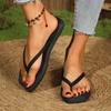 Модные новые летние шлепанцы женские ущипнуть ногу внешняя одежда нескользящие плоские легкие износостойкие пляжные сандалии женская обувь