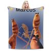 New Arrival Marcus the Worm Robert Help Blankets Soft Fleece  Cozy Throw Blankets Machine Washable