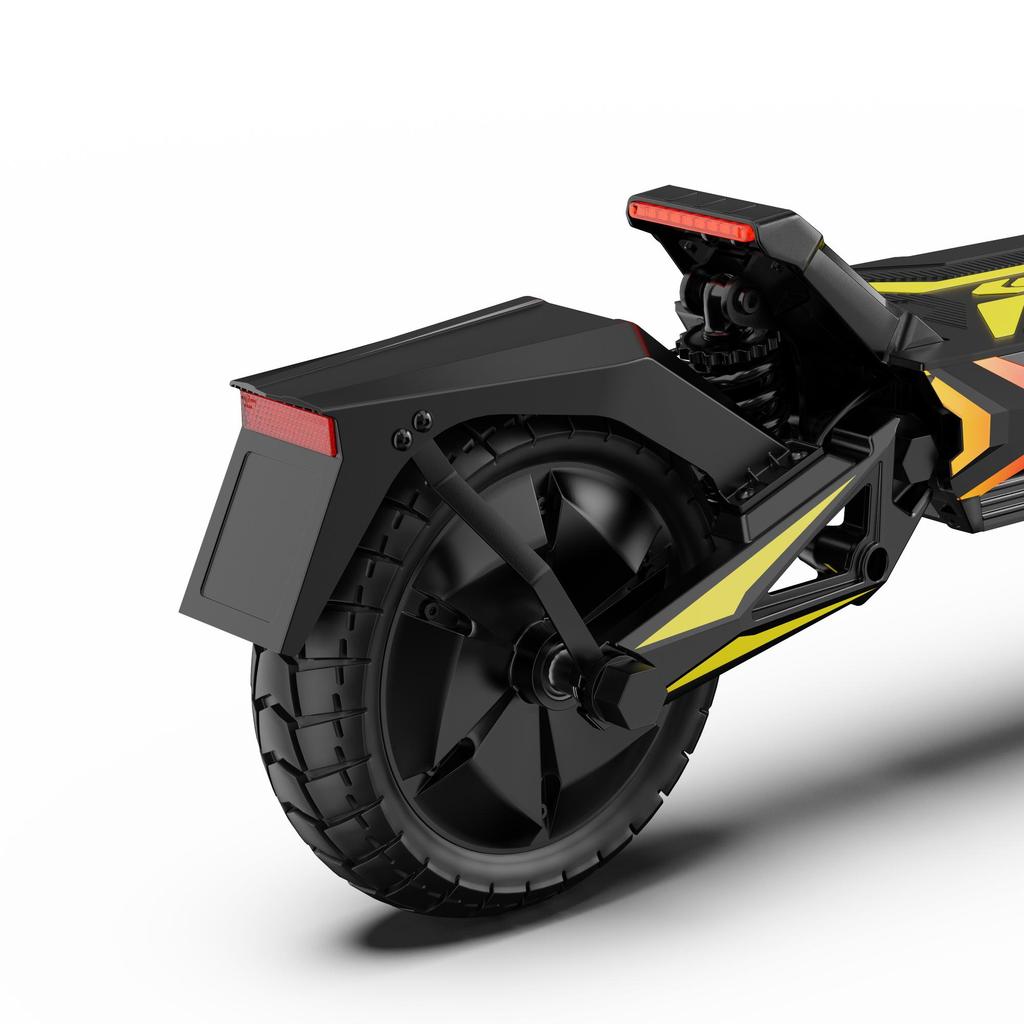 Foldable electric scooter OOTD SR1,features a 1400W motor, a 48V 20Ah battery, a top speed of 50km/h, a range of 70km, and 10-inch tires