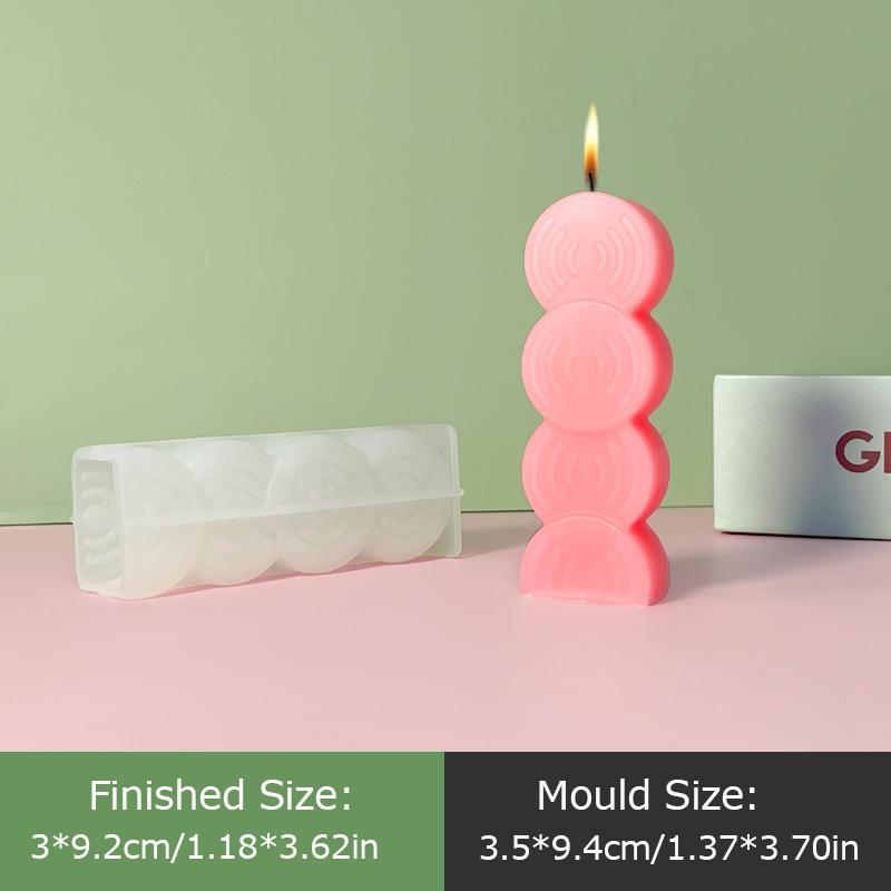 Abstract Art Gifts Craft Romantic Aromatherapy Candle Mold Decorative Multiple Styles Ornament Silicone DIY Accessories