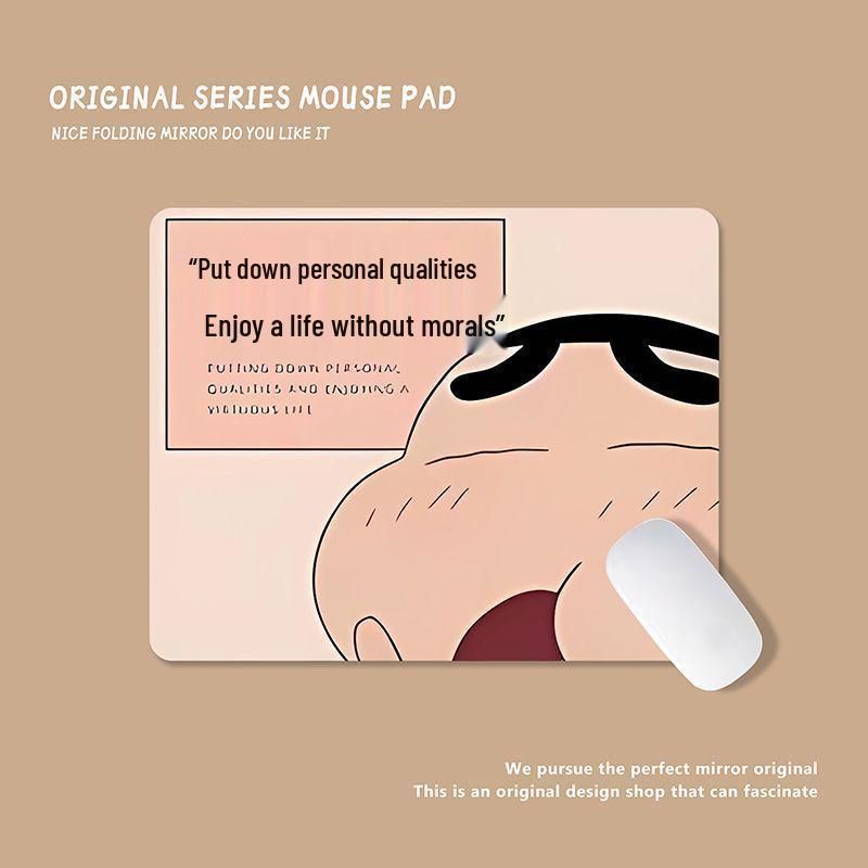 Crayon Shin-chan Cute Mouse Pad - Small Office Desk Mat for Girls