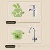 Hand Washing Water Nozzle Guide Sink Rabbit Shape Water Faucet Extension Faucet Extender  Bathroom