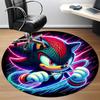 1pc Sonic the Hedgehog Chair Carpet for Office Non-Slip,Machine Washable Rug for Office, Room - Holiday Decor - Machine Made yy251017275