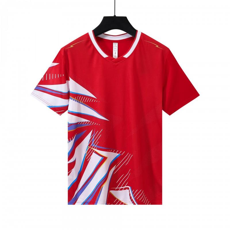Quick-Dry Badminton Set Men Women Short Sleeve Top Shorts Sportswear Athletic Wear Breathable Performance Gear