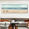 Скандинавский абстрактный морской пейзаж, картина маслом на холсте, морской пляж, постеры и принты, настенные художественные фотографии для гостиной, домашний декор, без рамки, без рамки