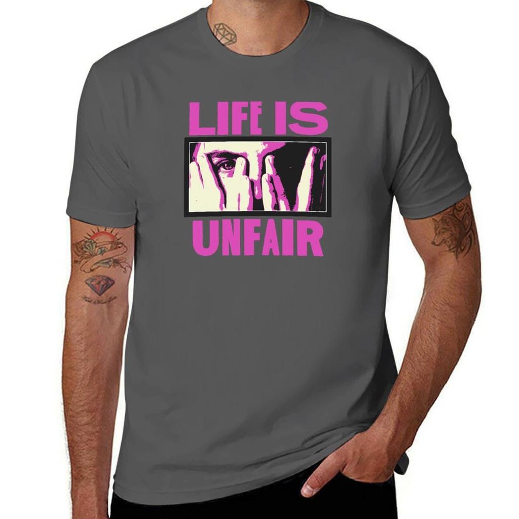 Life Is Unfair Tshirt Plus Size Summer Short Sleeve Tshirt