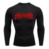 Printed Men's Tight T-Shirt Running Compression Compression T Shirt Gym Fitness Jogging Short Sleeve Male Casual Shirt Tops