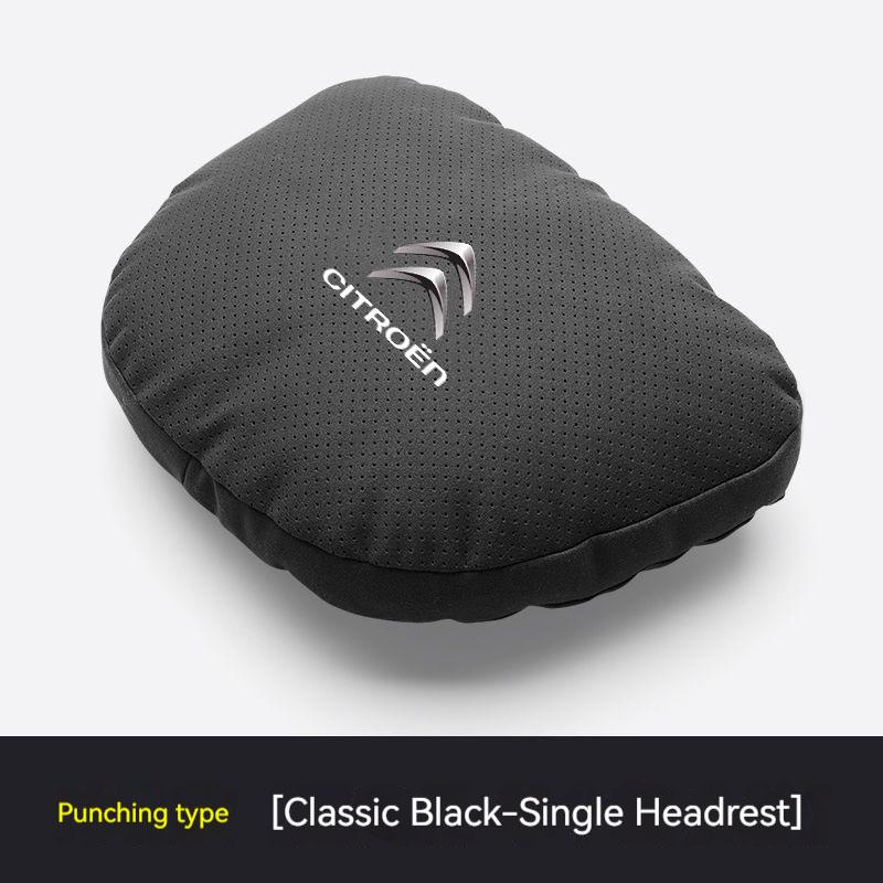 Car Headrest Cover Seat Head Rest Neck Pillow Protector For Citroen DS 3 C4 C3 C5 Aircross Berlingo Celysee Cactus Picasso Saxo anm123