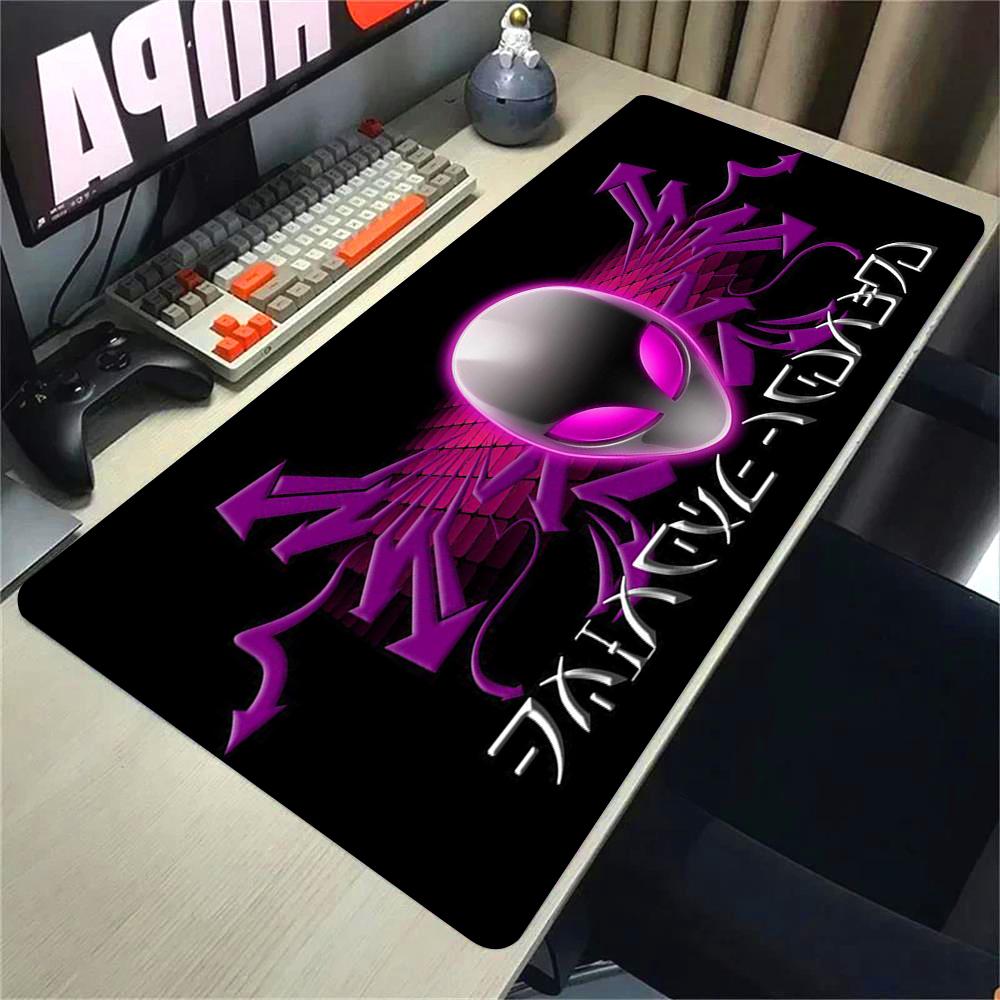 Lauge Alienware Игровой Коврик для Мыши и Клавиатуры 1000X500мм Настольный Коврик для ПК Игрока Офисный Ковер Домашний Противоскользящий Настольный Коврик