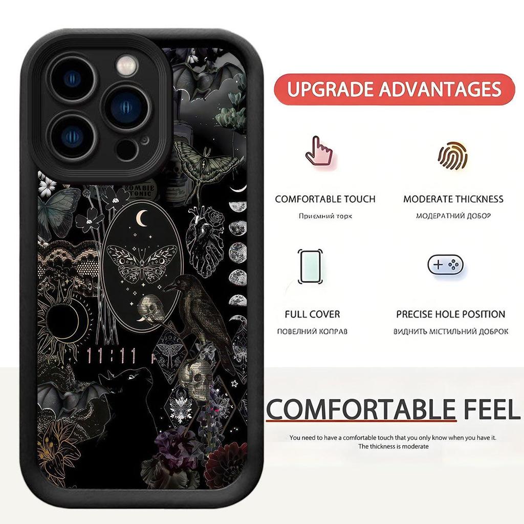 Черная винтажная лестница на Хэллоуин Чехол для iPhone 15/16/17 Pro Max