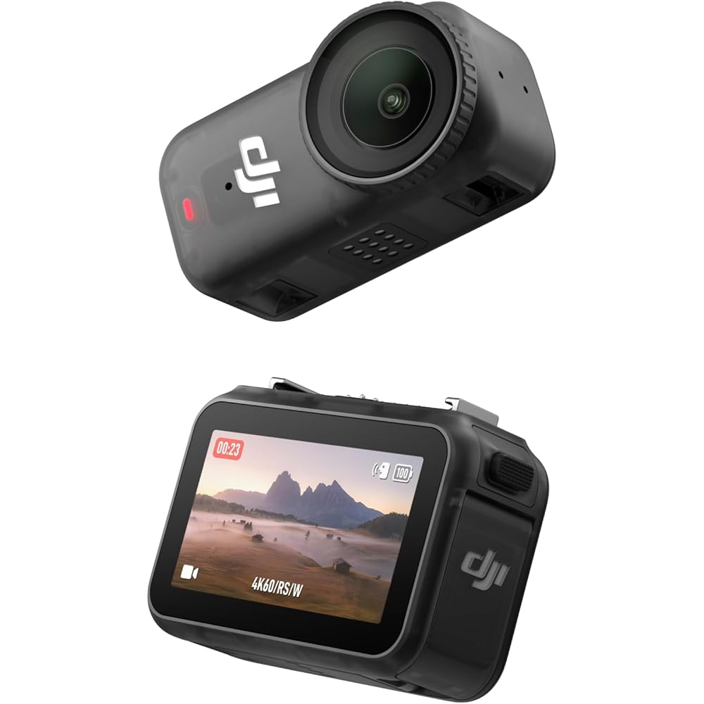 DJI Osmo Nano Standard Combo (128GB) Wearable Camera, Compact 4K/60fps Vlogging Camera with 1/1.3" Sensor, 143° Wide-Angle FOV, 200 Minutes of Recordi