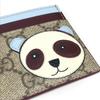 GUCCI 818769  GG Supreme logo panda Business Card Holder Card Case