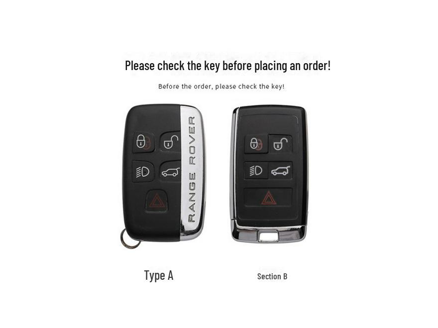 Кожаный чехол для ключей ручной работы для Land Rover и Jaguar — подходит для XJXFLXE, нового Range Rover, Discovery 5