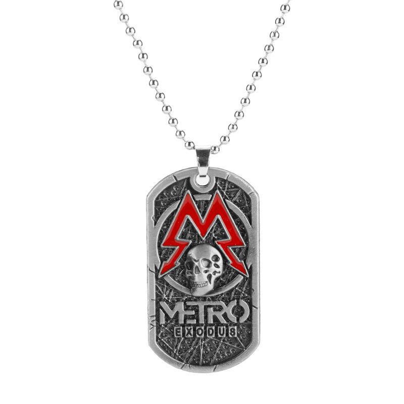 Брелок-подвеска с логотипом «Метро Исход» и «Побег из метро»