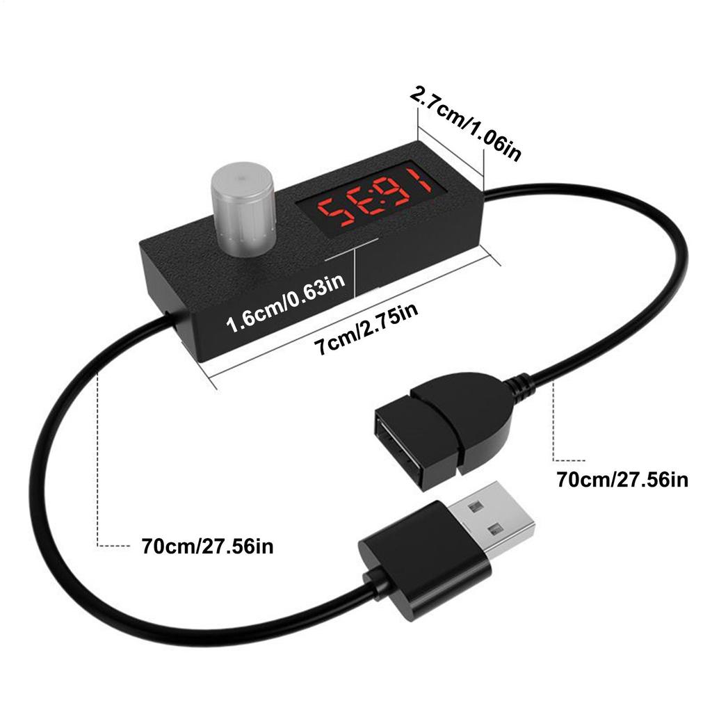 Цифровой USB-таймер Переключающий шнур Провод Цифровой 24-часовой Регулируемый тайминг Отключение питания Таймер обратного отсчета Электротовары