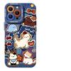 Джинсовый Чехол-Подвеска с Кошкой для iPhone 17/16 Pro Max/15/13 - Милый Мягкий Силиконовый Чехол