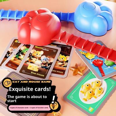 Забавная игра "Кошки-мышки" Стратегическая игрушка Настольная креативная Семейная родительско-детская интерактивная Настольные игры Игрушки