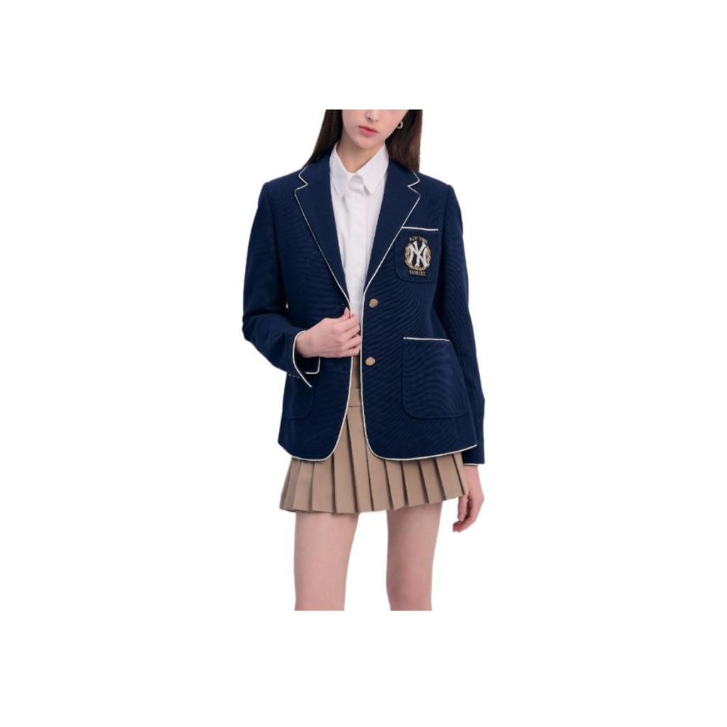 New MLB SS24 New York Yankees Business Suit Women's Marine Blue 3FJKV0141-50NYD