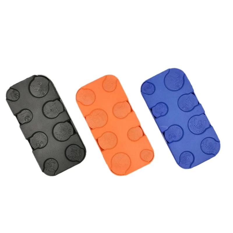 Диспенсер для евро, пластиковые коробки для монет, копилка, кошелек, органайзер для хранения, держатель для автобуса, автомобиля, держатель для монет