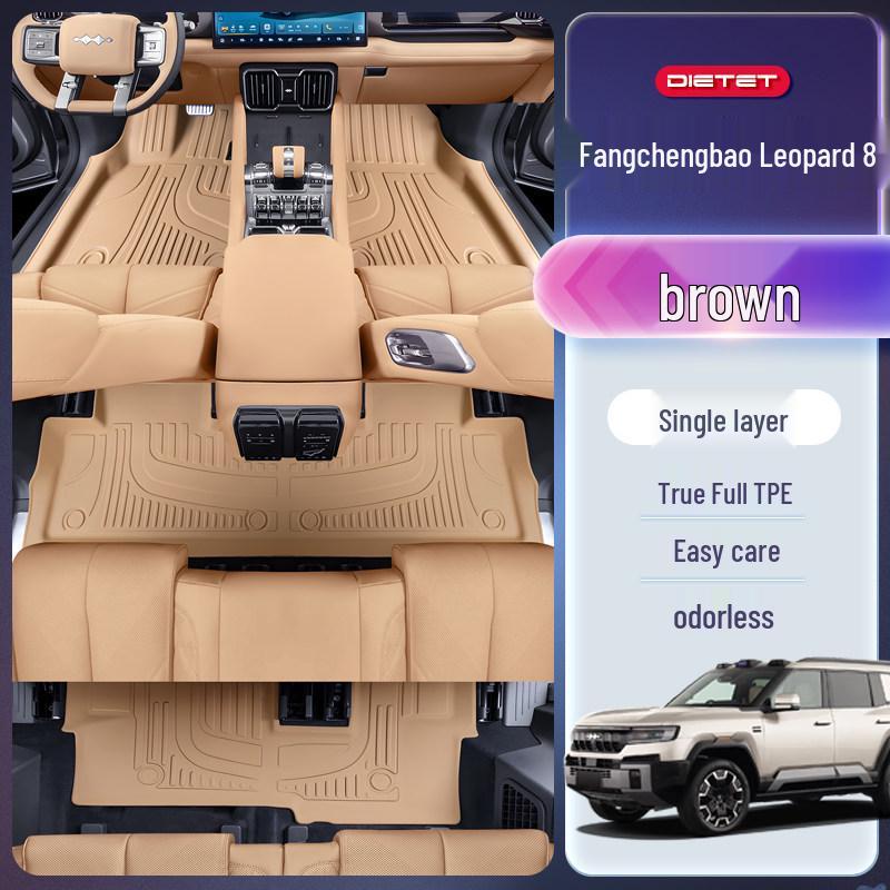 Коврик для пола автомобиля Equation 2025 TPE Leopard 8 - Аксессуары для модификации интерьера нового автомобиля