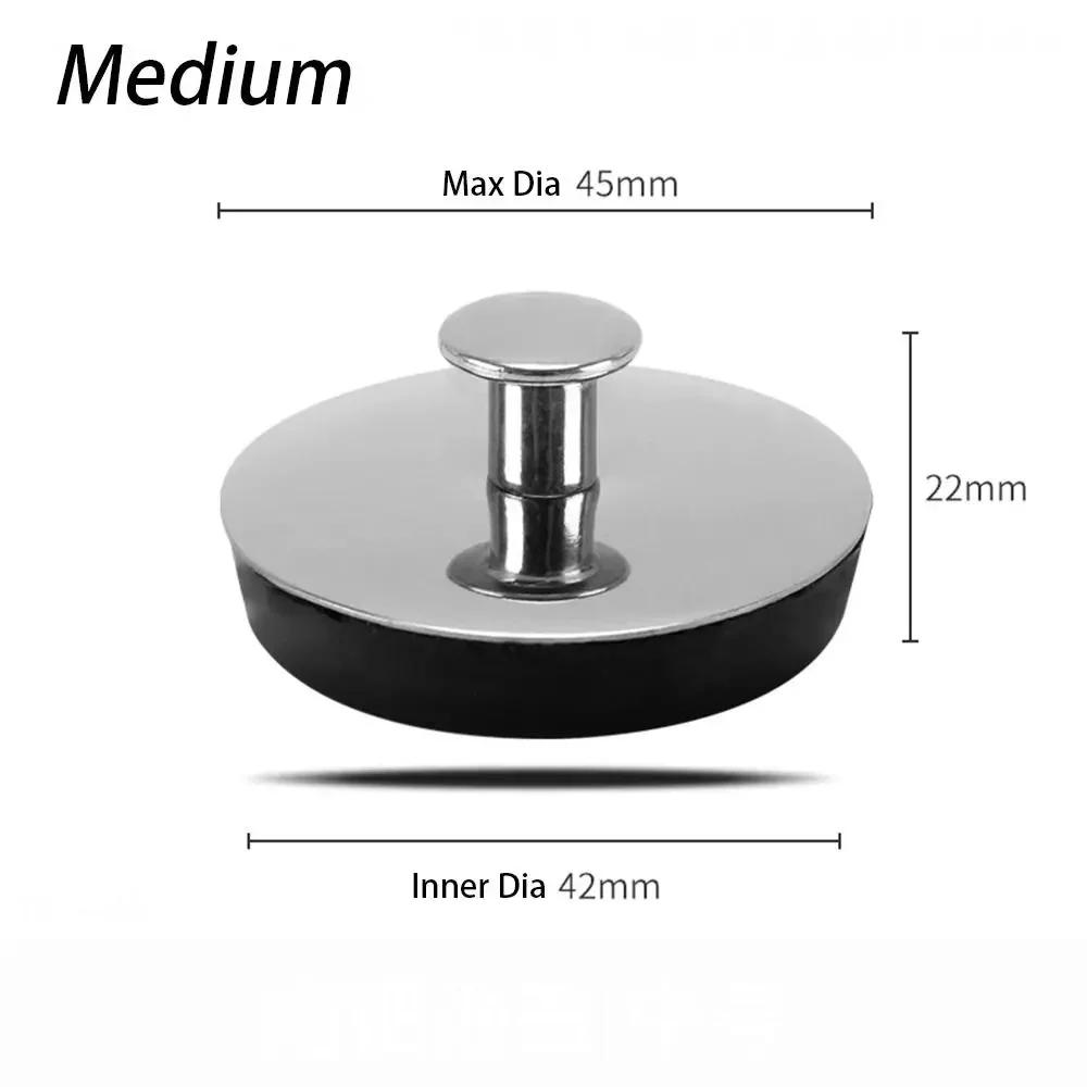 1pc Bathroom Washbasin Stainless Steel Sink Plug Bathtub Drain Stopper Rubber Sink Plug Bathtub Drain Stopper Sink Plugs