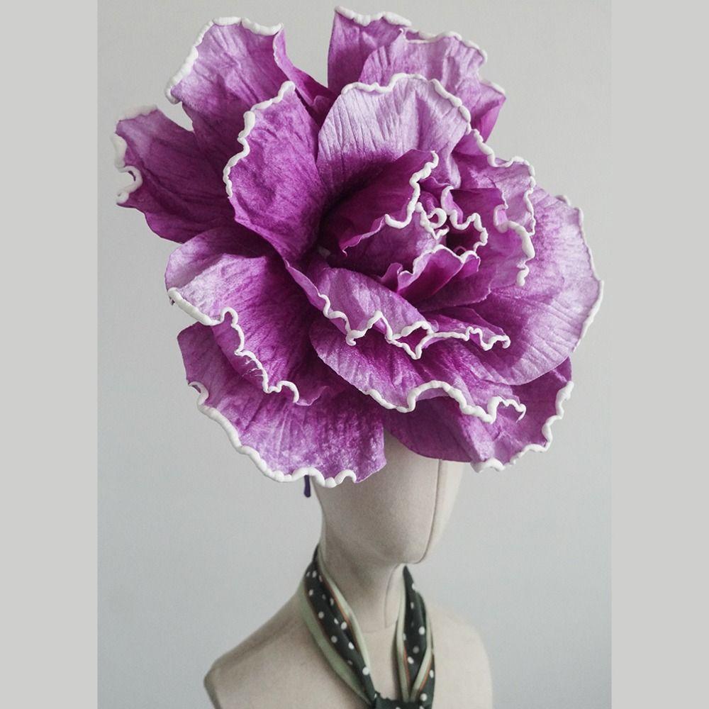 Изысканная винтажная шляпка-fascinator Элегантная маскарадная повязка на голову Танцевальное шоу