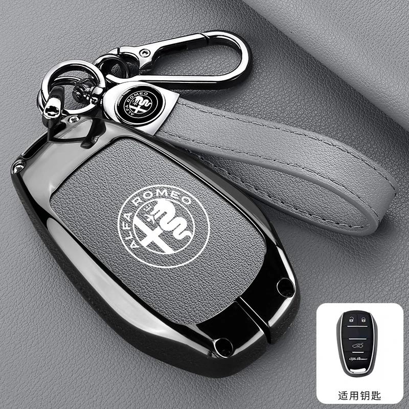 For Alfa Romeo 2026 Hot Sticker for Alfa Romeo Giulia 2015 +Stelvio 2016+ Spider Etcetera Car Remote Key Case Cover Shell Protec