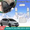 Для Honda Fit Jazz 3 MK3 GK GH GP 2014 2015 2016 2017 2018 Автомобильные аксессуары для защиты от солнца УФ-защита от солнца Отделка окон Козырек