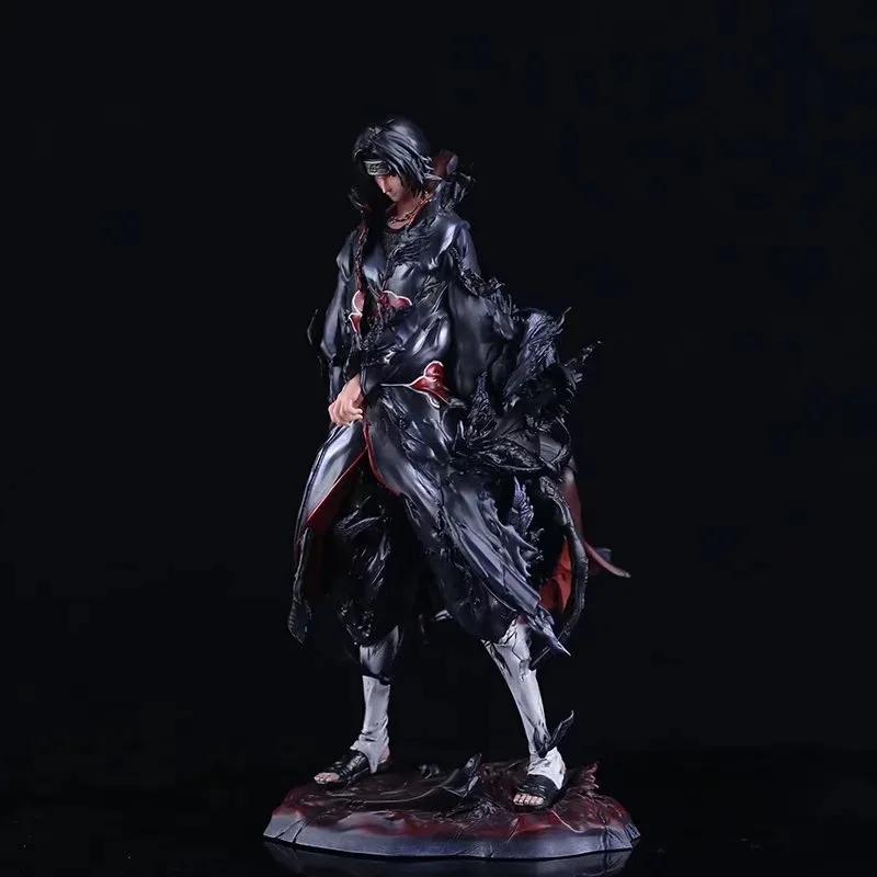 Новые 27 см Аниме Фигурки НАРУТО Учиха Итачи Фигурка Действия Gear 4 Наруто Шиппуден Модель Ворона Украшение Статуя Кукла Игрушки для Детей