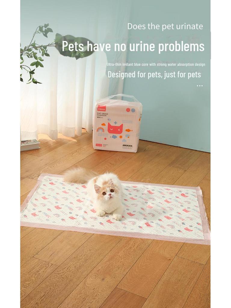 Премиальные салфетки для сбора мочи домашних животных: Плотные одноразовые гигиенические подгузники для собак и кошек