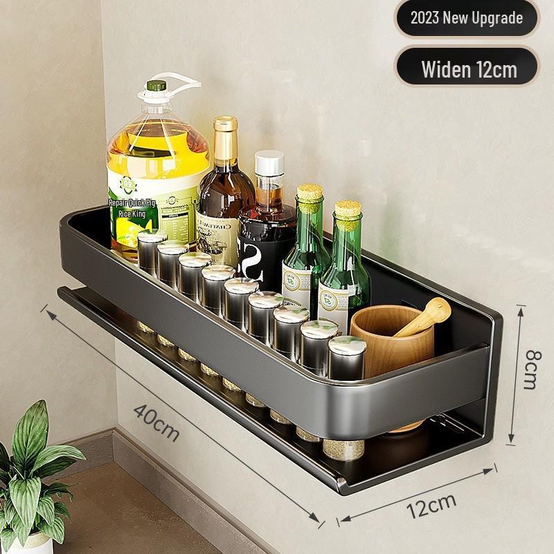 Настенная полка для специй Gao Wenhai без сверления - Кухонные полки для хранения