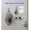 2 pcs Wall mounted eyeglass case, Household portable glasses storage box, Wall-mounted glasses rack, glasses box in car
