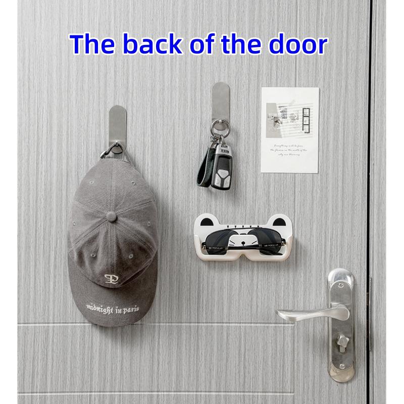 2 pcs Wall mounted eyeglass case, Household portable glasses storage box, Wall-mounted glasses rack, glasses box in car