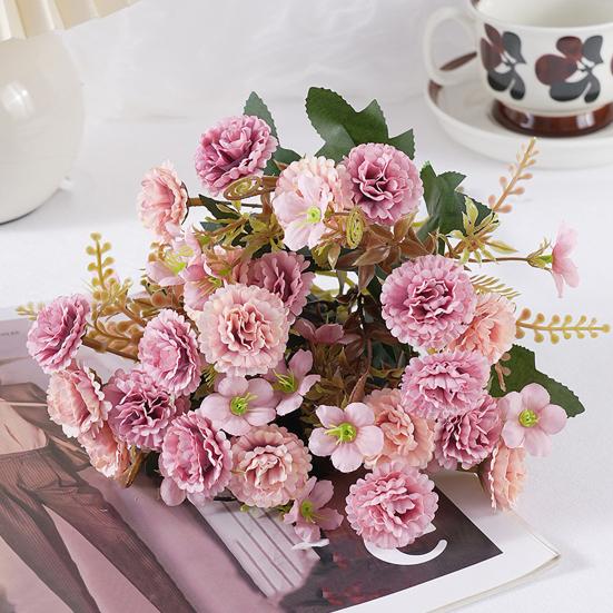 Букет искусственных цветов Реалистичный на ощупь Не увядающие Искусственные цветы Центральный элемент стола Свадьба Вечеринка Домашний декор