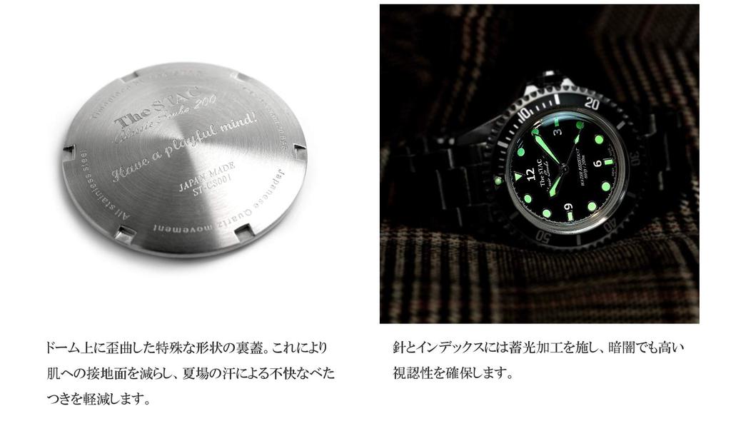 The STAC Classic Scuba Dive Watch Made In Japan