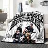 Böhse Onkelz Themed Blanket, Warm Coziness Couch Sofa Bed Blanket Home Decor